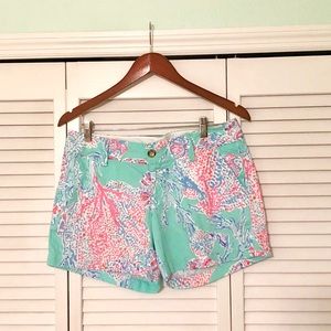 Shorts Taille 4 Lilly Pulitzer CALLAHAN - 100% Coton - Occasion Très Bon état